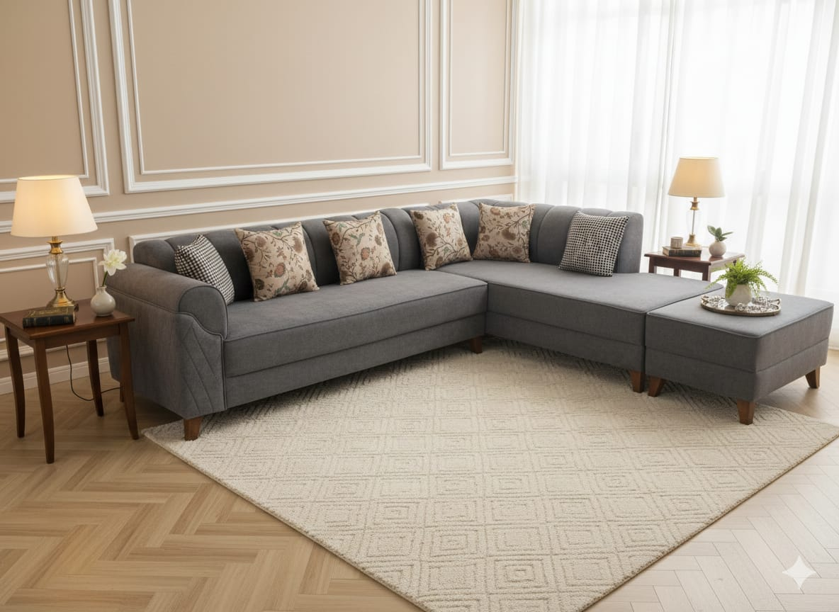 Modern L Shape Sofa